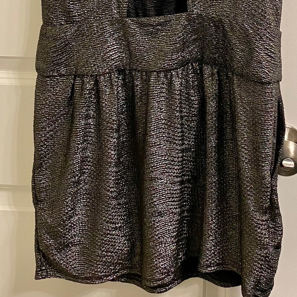Bcbgeneration Metallic Silver Dress. - image 6